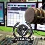 Logo da emissora Rádio Mr Falcão