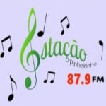 Logo da emissora Rádio Estação Pinheirinho FM 87.9